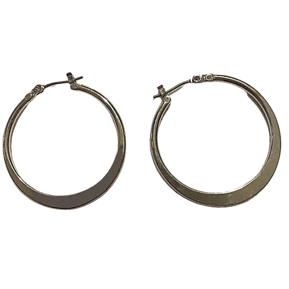 Guess Silver Hoop Earrings
